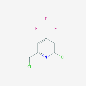 2-Chloro-6-(chloromethyl)-4-(trifluoromethyl)pyridine