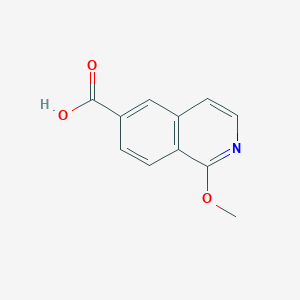 molecular formula C11H9NO3 B12510452 1-Methoxyisoquinoline-6-carboxylic acid 