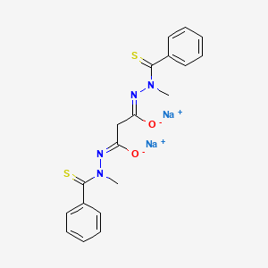 molecular formula C19H18N4Na2O2S2 B1251046 Elesclomol sodium CAS No. 874477-51-7