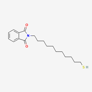 molecular formula C19H27NO2S B12510502 2-(11-Mercaptoundecyl)isoindoline-1,3-dione 