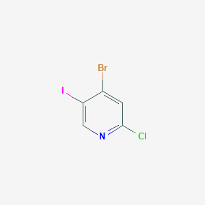 molecular formula C5H2BrClIN B12510570 4-Bromo-2-chloro-5-iodopyridine 