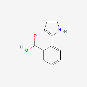 molecular formula C11H9NO2 B12510575 2-(1H-pyrrol-2-yl)benzoic acid 