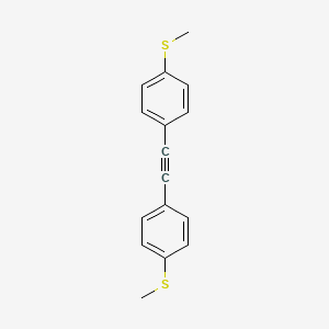 1,2-Bis(4-(methylthio)phenyl)ethyne