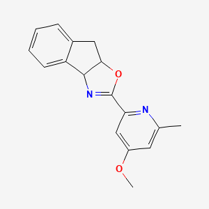 2-{3aH,8H,8aH-indeno[1,2-d][1,3]oxazol-2-yl}-4-methoxy-6-methylpyridine