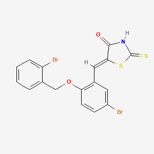 molecular formula C17H11Br2NO2S2 B1251061 PRL-3 Inhibitor 
