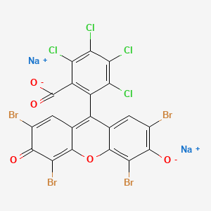 molecular formula C20H2Br4Cl4Na2O5 B12510645 D&C Red No. 28 CAS No. 4618-23-9