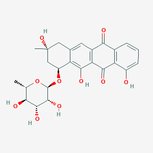 molecular formula C25H26O10 B1251065 Aranciamycin I 