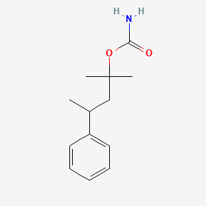 2-Methyl-4-phenylpentan-2-yl carbamate