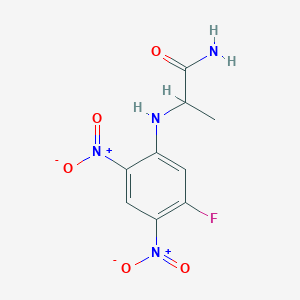 2-[(5-Fluoro-2,4-dinitrophenyl)amino]propanamide