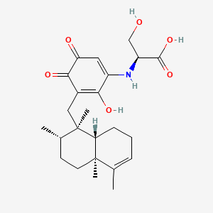 molecular formula C24H33NO6 B1251070 Nakijiquinone C 