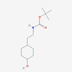 molecular formula C13H25NO3 B12510730 tert-Butyl (2-(4-hydroxycyclohexyl)ethyl)carbamate 