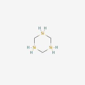 molecular formula C3H12Si3 B12510738 1,3,5-Trisilinane 