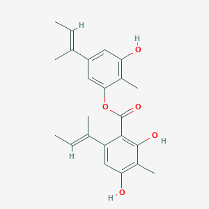 molecular formula C23H26O5 B1251076 Agonodepside A 