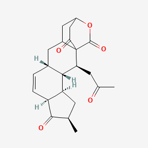 molecular formula C22H26O5 B1251080 麦夸利霉素C 