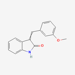 molecular formula C16H13NO2 B12510810 3-(3-Methoxybenzylidene)indolin-2-one 