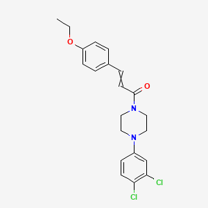 1-[4-(3,4-Dichlorophenyl)piperazin-1-yl]-3-(4-ethoxyphenyl)prop-2-en-1-one