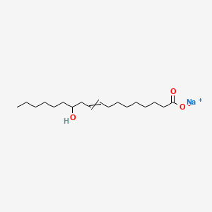 molecular formula C18H33NaO3 B12510844 Sodium (R,Z)-12-hydroxyoctadec-9-enoate 