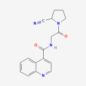 N-(4-quinolinoyl)glycyl-(2-cyanopyrrolidine)