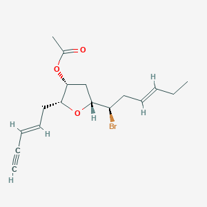 molecular formula C17H23BrO3 B1251090 反式库毛烯 