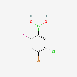 (4-Bromo-5-chloro-2-fluorophenyl)boronic acid