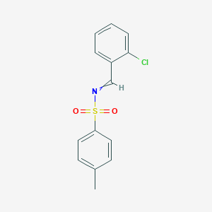 molecular formula C14H12ClNO2S B12510928 N-[(2-Chlorophenyl)methylidene]-4-methylbenzene-1-sulfonamide CAS No. 150552-84-4