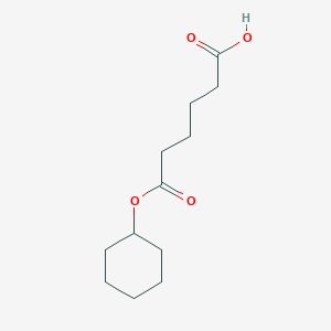 molecular formula C12H20O4 B12510943 6-(Cyclohexyloxy)-6-oxohexanoic acid 