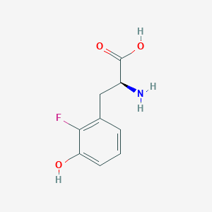 molecular formula C9H10FNO3 B12510965 (2S)-2-Amino-3-(2-fluoro-3-hydroxyphenyl)propanoic acid 