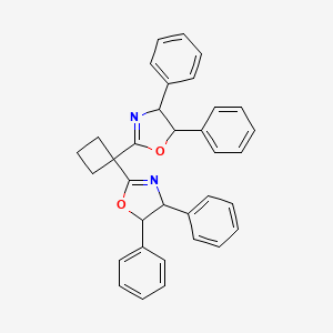 2-[1-(4,5-Diphenyl-4,5-dihydro-1,3-oxazol-2-yl)cyclobutyl]-4,5-diphenyl-4,5-dihydro-1,3-oxazole