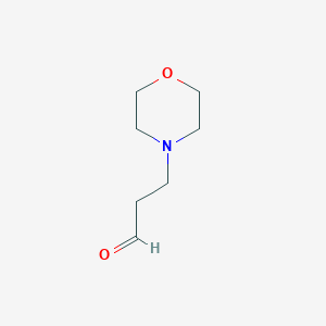 molecular formula C7H13NO2 B012511 3-Morpholinopropanal CAS No. 19851-01-5