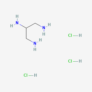 molecular formula C3H14Cl3N3 B12511073 Propane-1,2,3-triamine trihydrochloride 