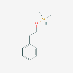 molecular formula C10H16OSi B12511082 Dimethyl(2-phenylethoxy)silane 