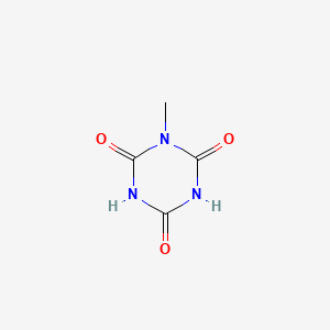 molecular formula C4H5N3O3 B12511110 1-Methyl-1,3,5-triazinane-2,4,6-trione CAS No. 6726-47-2