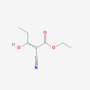 Ethyl 2-cyano-3-hydroxypent-2-enoate