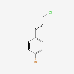 molecular formula C9H8BrCl B12511169 1-Bromo-4-(3-chloro-propenyl)-benzene 