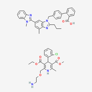 molecular formula C53H55ClN6O7 B1251120 Telmisartan and Amlodipine 