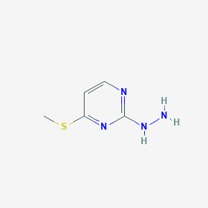 Pyrimidine, 2-hydrazinyl-4-(methylthio)-