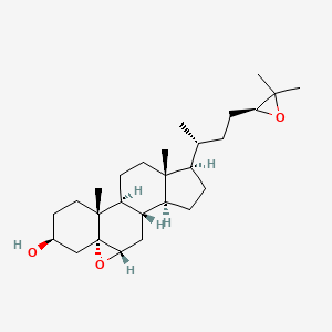 molecular formula C27H44O3 B1251127 5,6-24(S),25-Diepoxycholesterol CAS No. 220066-69-3