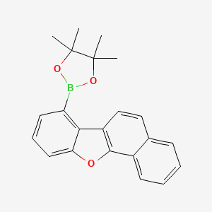 4,4,5,5-Tetramethyl-2-(naphtho[1,2-b]benzofuran-7-yl)-1,3,2-dioxaborolane