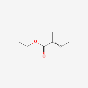 molecular formula C8H14O2 B12511279 Propan-2-yl 2-methylbut-2-enoate CAS No. 1325236-11-0