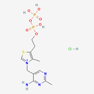 molecular formula C12H20ClN4O7P2S+ B12511293 Thiamine pyrophosphate hydrochloride 