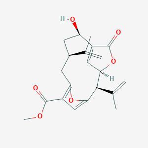 molecular formula C21H24O6 B1251130 11-海葵醇 