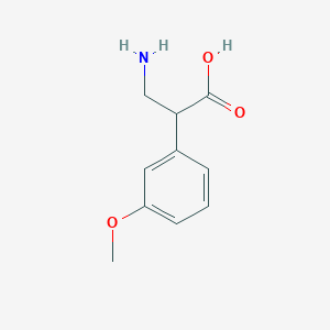 3-Amino-2-(3-methoxyphenyl)propanoic acid