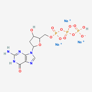 molecular formula C10H13N5Na3O13P3 B12511367 Deoxyguanosine 5 OE-triphosphate trisodiu 