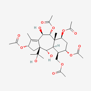 molecular formula C30H44O13 B1251140 Taxumairol U 