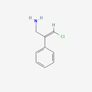 molecular formula C9H10ClN B1251148 (e)-2-Phenyl-3-chloroallylamine 
