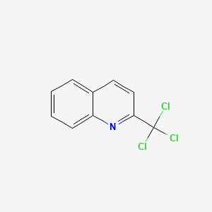 molecular formula C10H6Cl3N B1251150 2-(Trichloromethyl)quinoline 