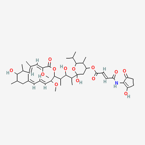 molecular formula C44H65NO13 B1251160 Bafilomycin B1 