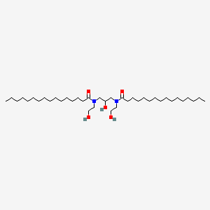 molecular formula C39H78N2O5 B1251165 Hydroxypropyl bispalmitamide monoethanolamide CAS No. 211184-47-3