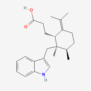 molecular formula C23H31NO2 B1251167 苏韦奥吲哚 
