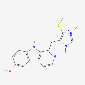 molecular formula C18H19N4OS+ B1251169 Gesashidin A 